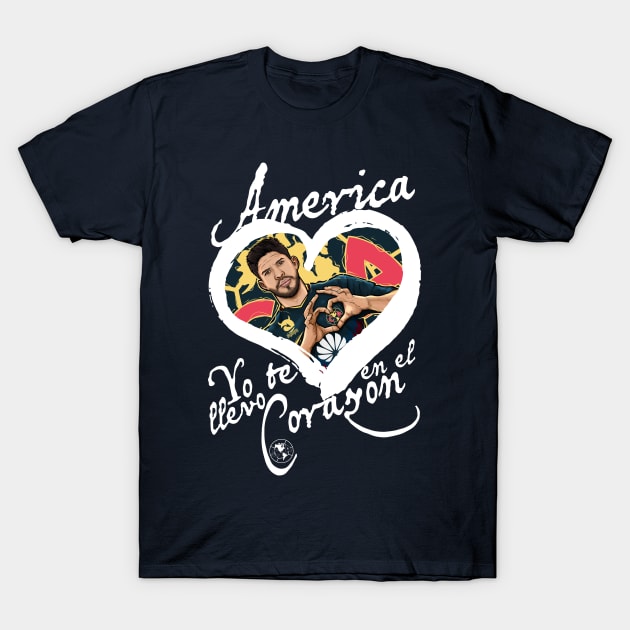 America, yo te llevo en el corazon T-Shirt by akyanyme